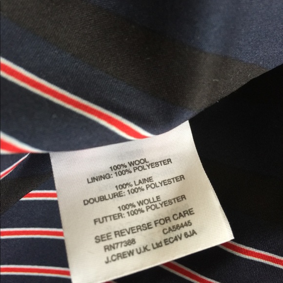 NWT JCrew navy blue Italian wool Dover blazer - Picture 11 of 13